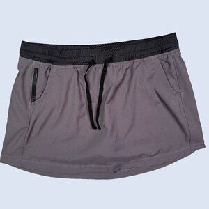 The North Face Class V Skirt Skort Grey Black Size X-Large - Golf / Tennis